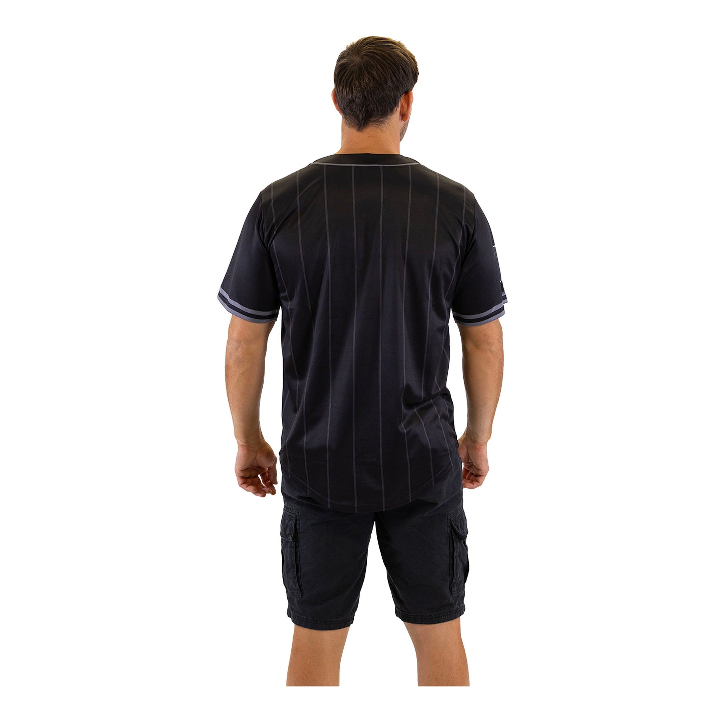 Hurricanes Adult Blackout Baseball Shirt