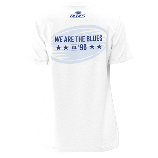 Blues Ladies Slogan Cotton Tee