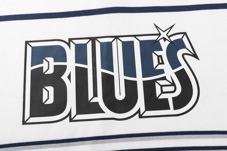 BLUES ADULT 2026 SUPPORTER SHORT SLEEVE RETRO KNIT JERSEY