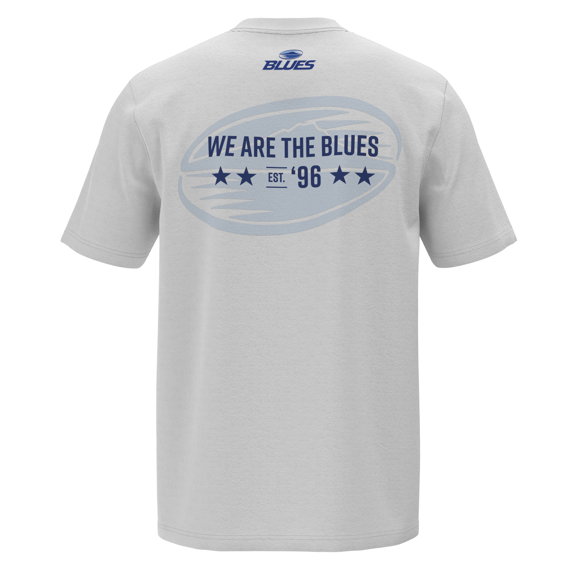 Blues Mens Slogan Cotton Tee