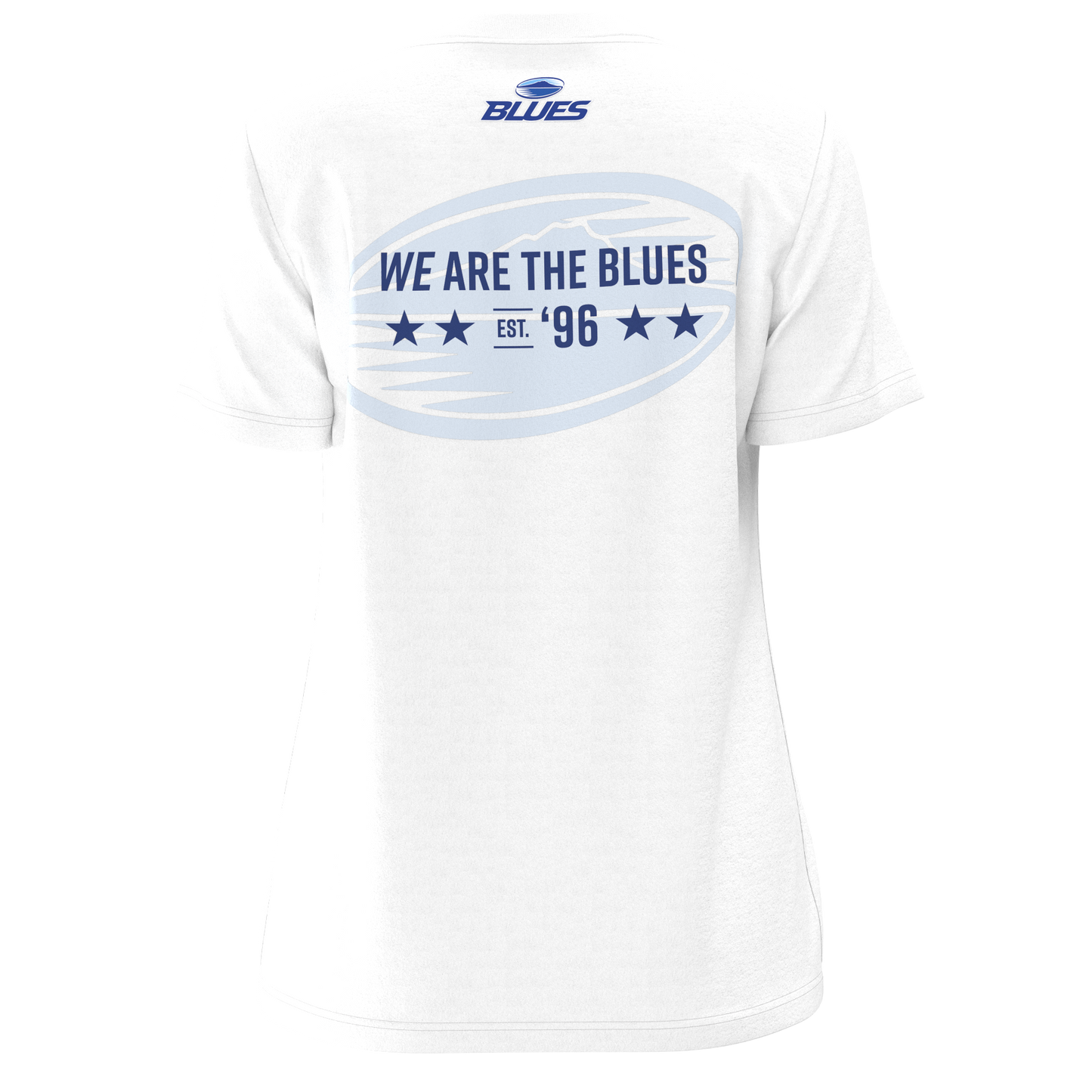 Blues Ladies Slogan Cotton Tee