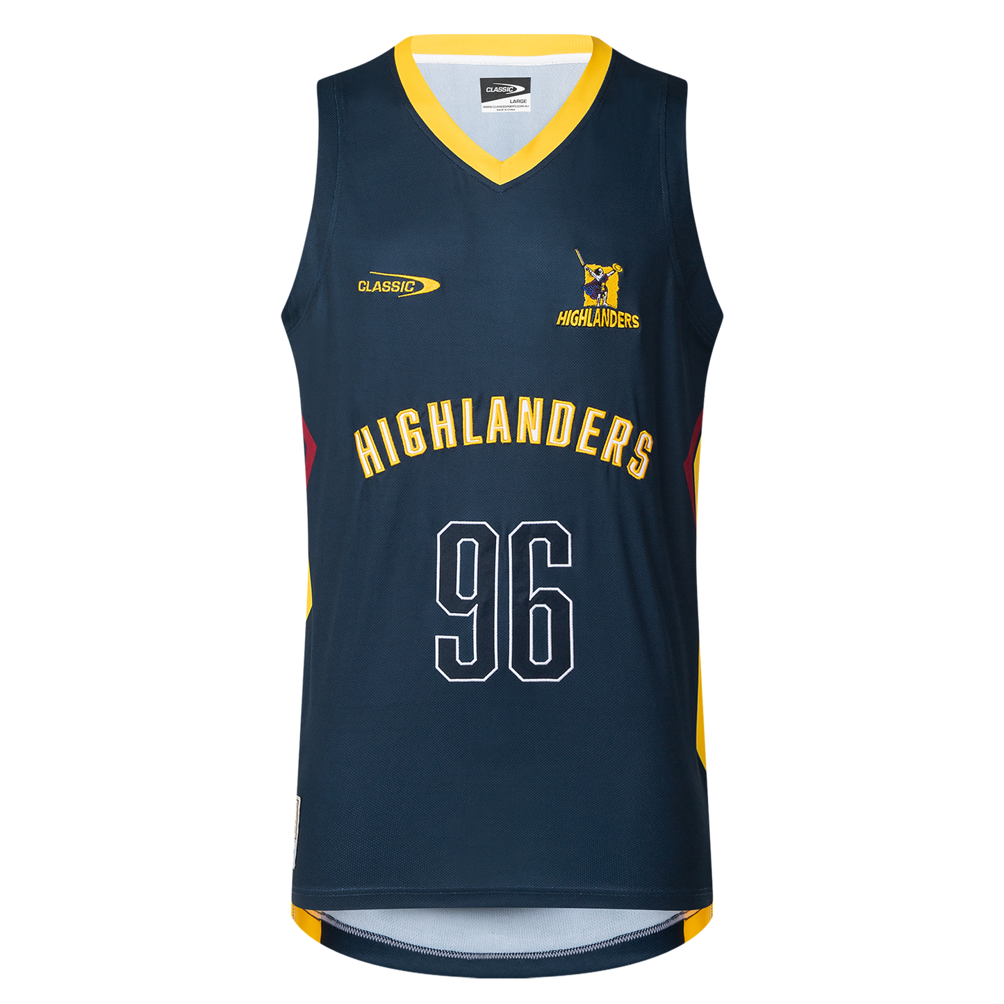 Highlanders Mens Basketball Singlet