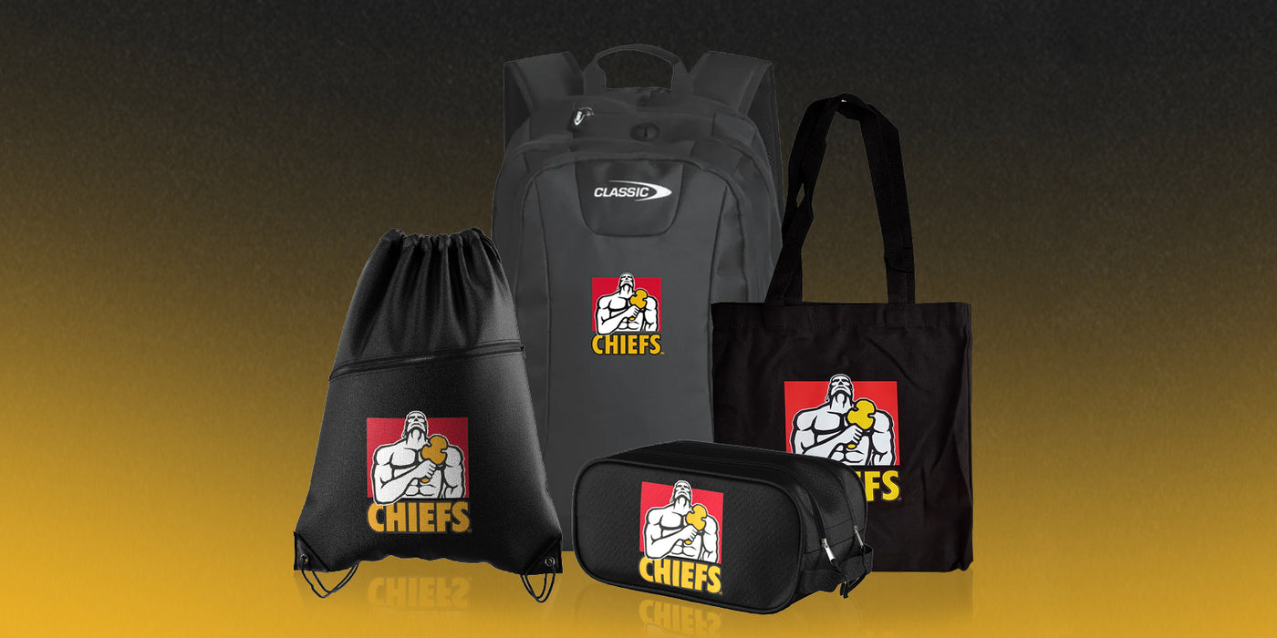 Shop the latest release Chiefs team branded supporter bags. Backpacks, boot bags, totes and more!