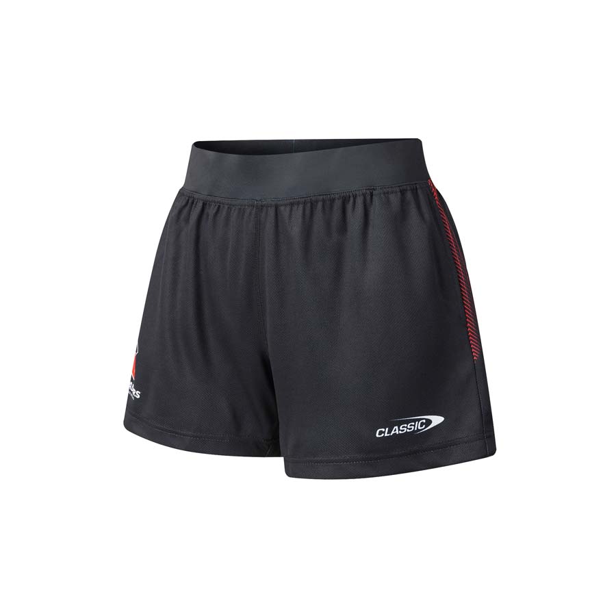CRUSADERS WOMENS 2026 AUTHENTIC PERFORMANCE GYM SHORTS
